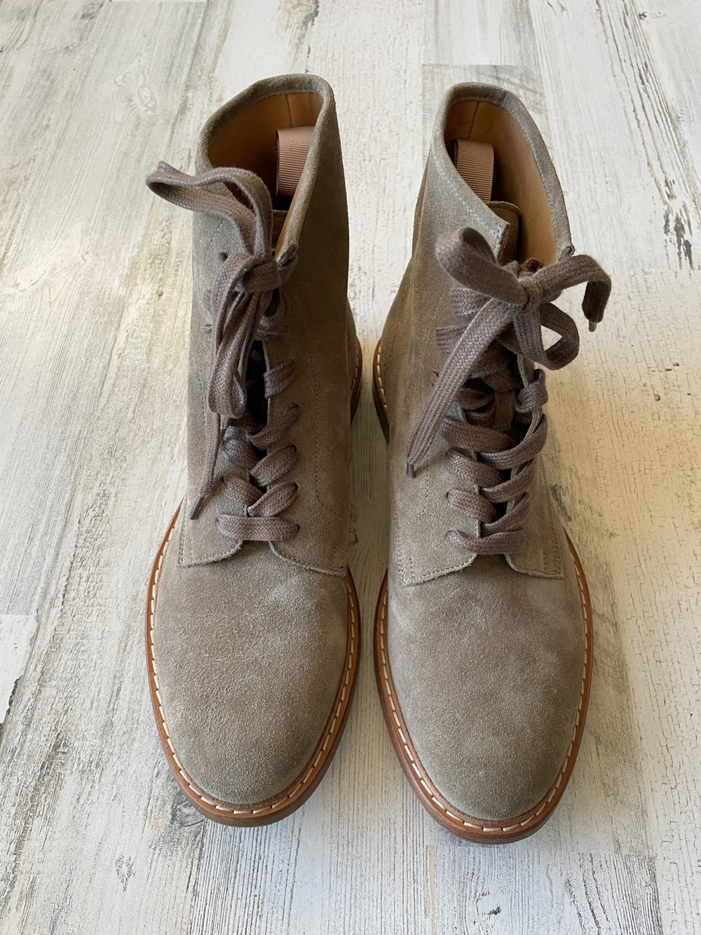 IRO Men's Taupe Suede Chukka Lace-Up Boots US 11 EU SZ 44